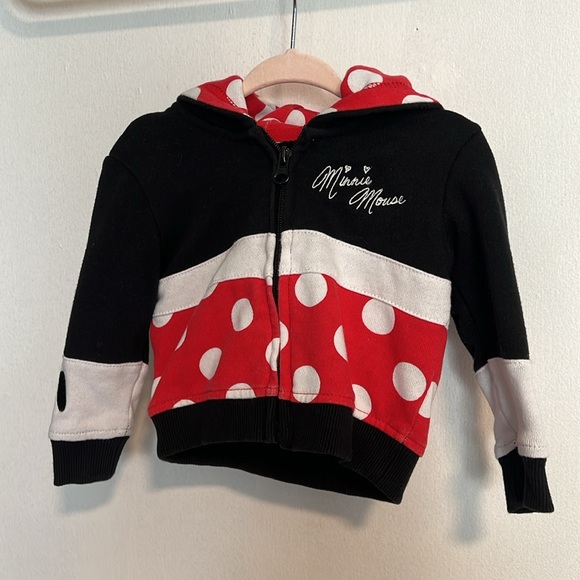 Minnie Mouse Hoodie Jacket|Size:3 months - Picture 2 of 5